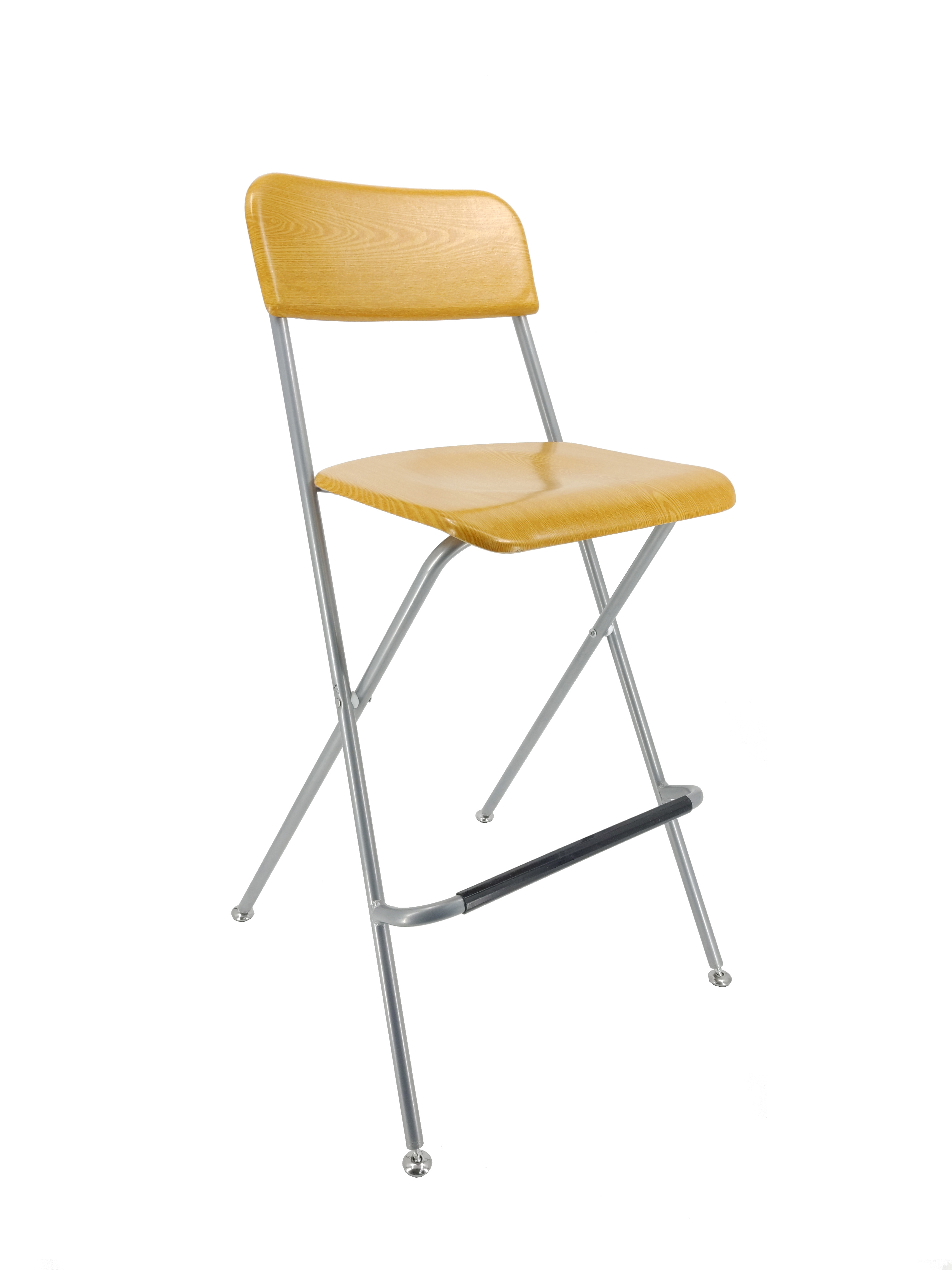 2PK Bar Chair Bistro High Chair High Chair Wood Metal Chair Folding